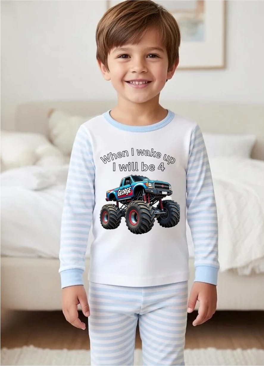 Monster stuck birthday Pyjamas