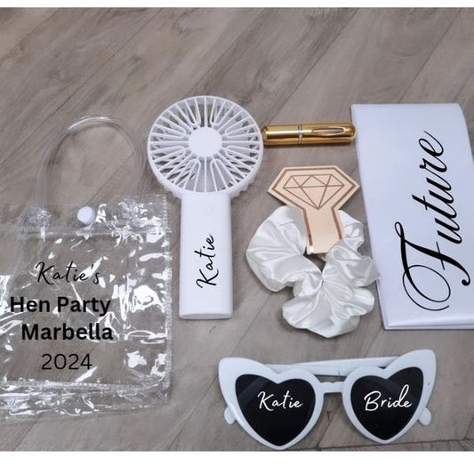 Hen party clear gift bag