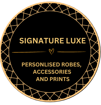 Signature Luxe Robes and accessories 