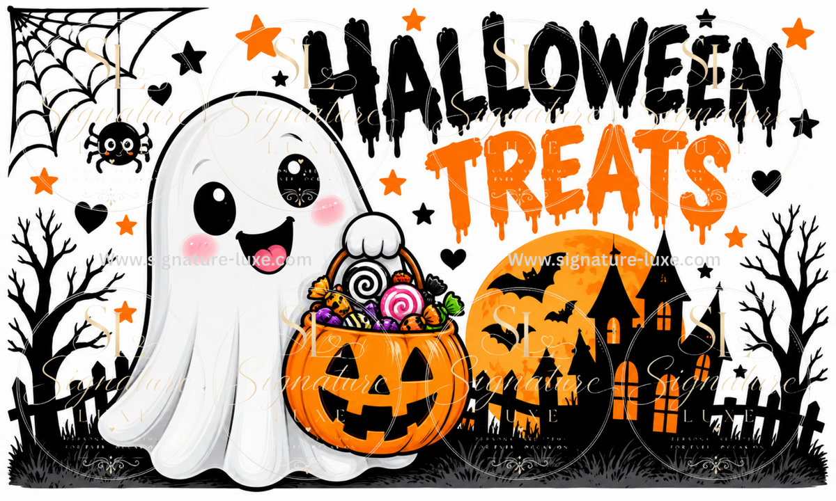 Halloween digital design preview - ghost