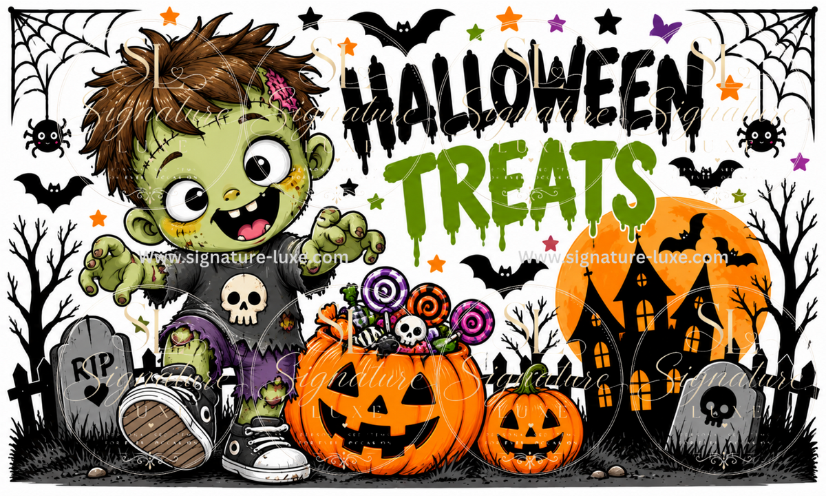 Halloween digital design preview - zombie