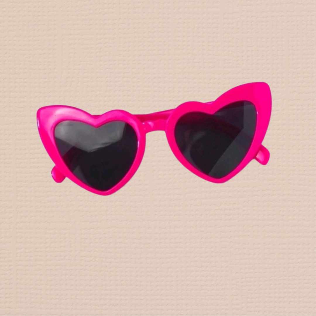 Personalised Heart shaped sunglasses