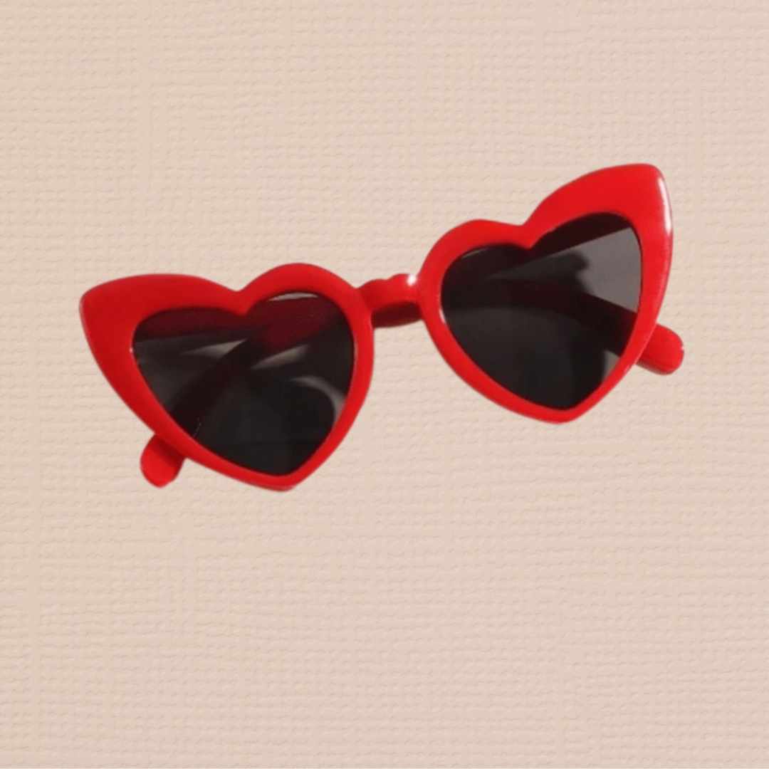 Personalised Heart shaped sunglasses